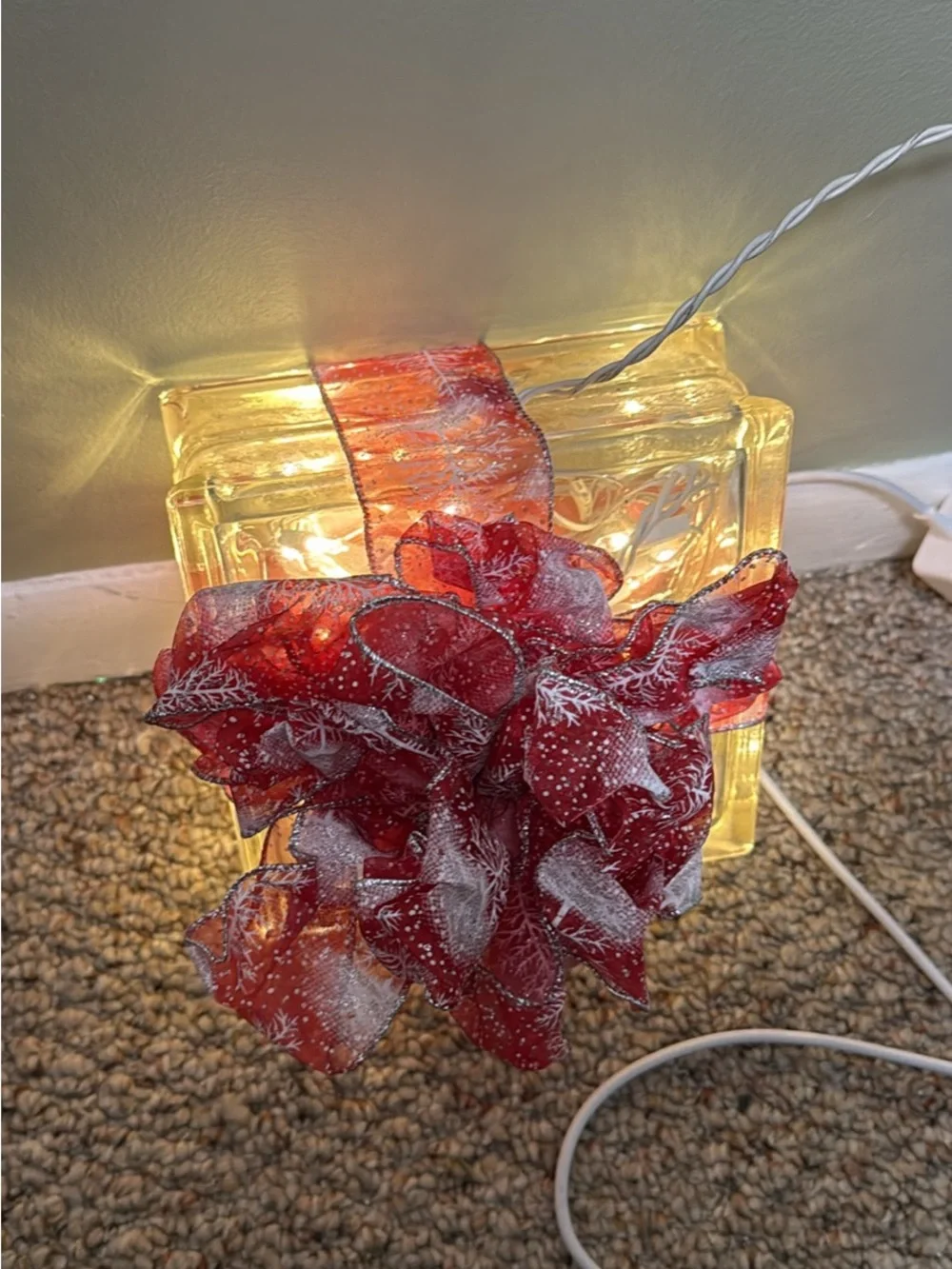 Lighted Holiday Present decor